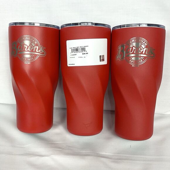 Birmingham Barons Minor League Baseball Travel Tumbler Cup New Lot of 3 Metal - Picture 7 of 7